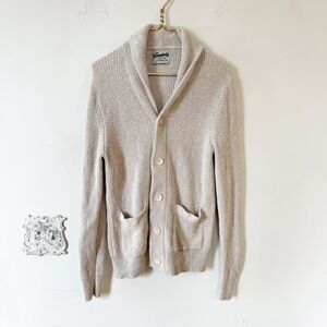 NWOT The Stronghold Oatmeal Cardigan Sweater S